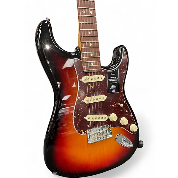Used Fender AMERICAN PROFESSIONAL II STRATOCASTER 3 Color Sunburst Solid Body Electric Guitar