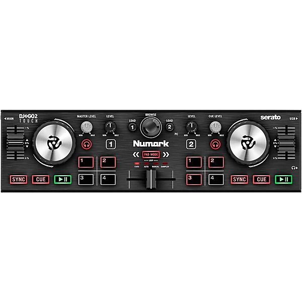DJ2GO2 Touch Pocket DJ Controller for Serato