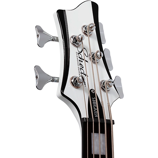 Schecter Guitar Research Stargazer 5 LH Electric Bass Gloss White