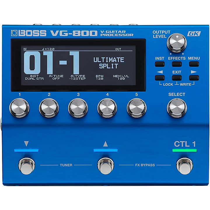 BOSS VG 800 V Guitar Processor Blue