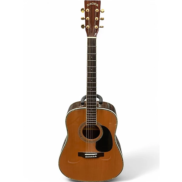 Used Zager ZAD 80/N Natural Acoustic Guitar