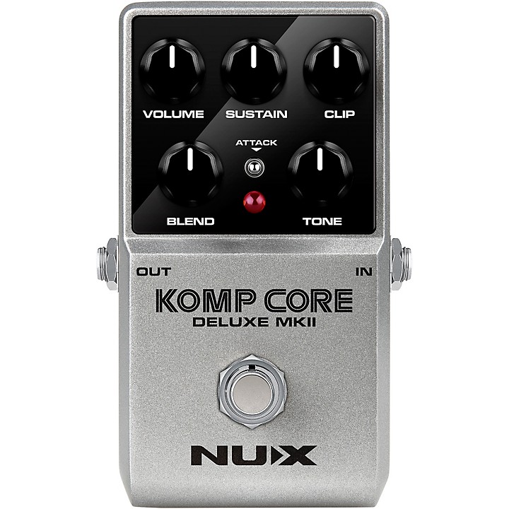 Komp Core Deluxe MKII Compressor Effects Pedal Silver
