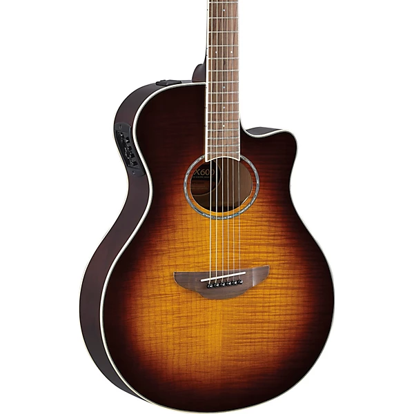 Yamaha APX600FM Acoustic Electric Guitar Pack Tobacco Brown Sunburst
