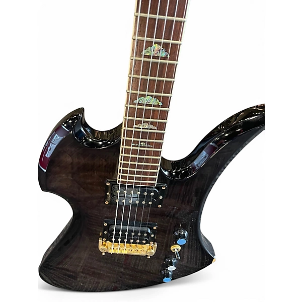 BC Rich Used BC Rich Mockingbird Trans Black Solid Body Electric Guitar.gc