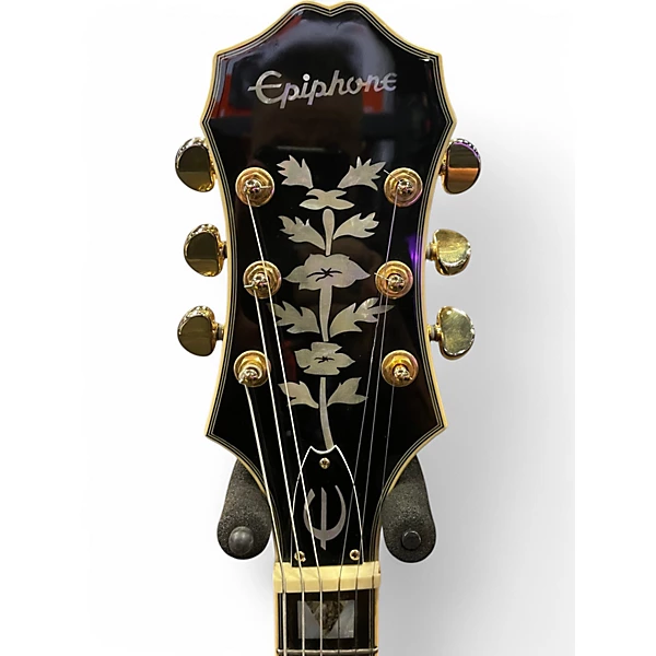 Used Epiphone Sheraton II Black Hollow Body Electric Guitar