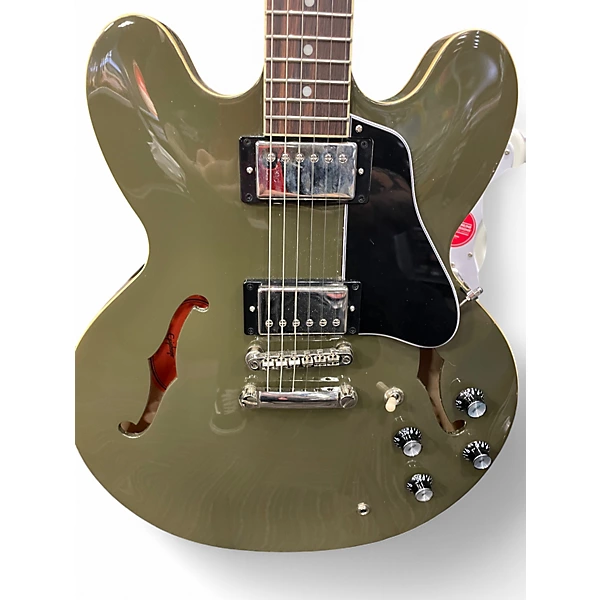 Epiphone Used Epiphone ES355 Green Hollow Body Electric Guitar.gc