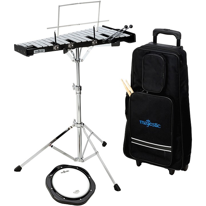 Majestic Bell and Practice Pad Kit With Rolling Cart Level 2