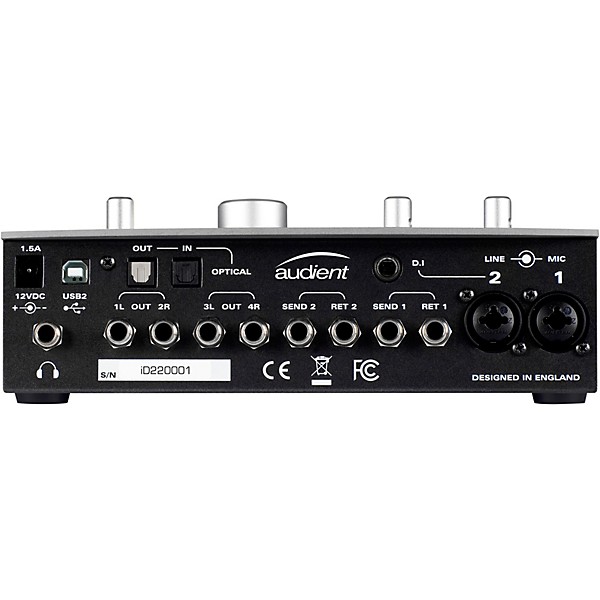 Audient iD22 Desktop 10x14 USB Audio Interface Level 1 L93857004000000.gc
