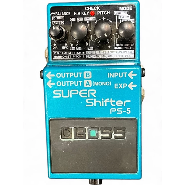 Used BOSS PS5 Super Shifter Effect Pedal