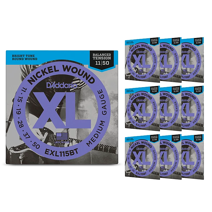 EXL115BT Balanced Tension Medium Electric Guitar Strings 10 Pack