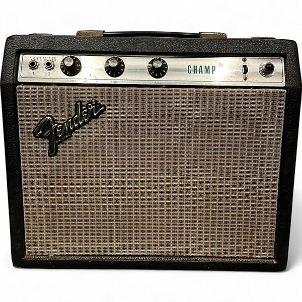 Vintage 1977 Fender Champ Tube Guitar Combo Amp