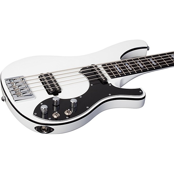 Schecter Guitar Research Stargazer 5 Electric Bass Guitar Gloss White