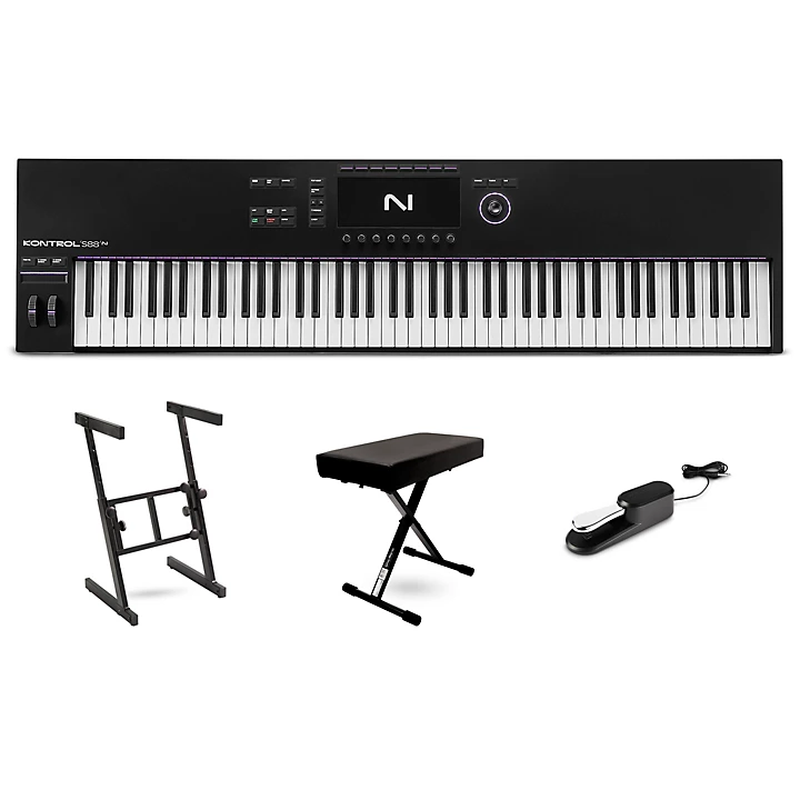 Kontrol S88 MK3 88 Key MIDI Keyboard Controller Essentials Bundle