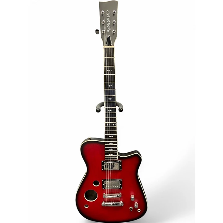 Used Blackseed Magnolia Black Cherry Hollow Body Electric Guitar