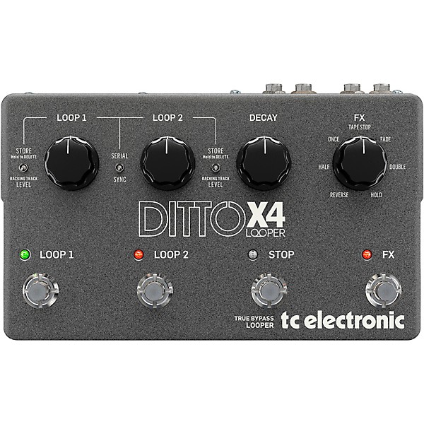 TC Electronic Ditto X4 Looper Effects Pedal Level 1 J31315004000000.gc