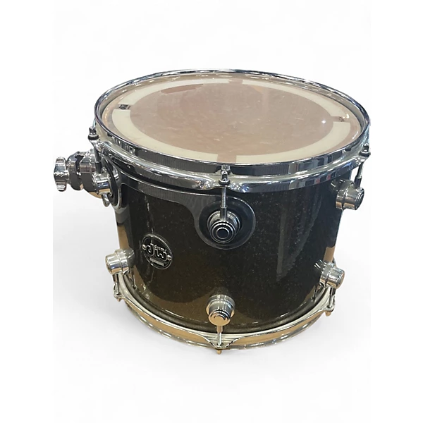 DW Used DW 5 Piece Performance Series Pewter Sparkel Drum Kit.gc