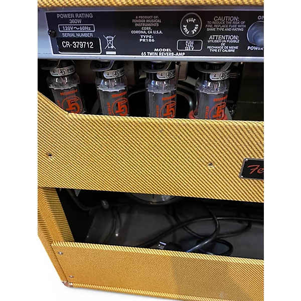 Used Fender 1965 REISSUE TWIN REVERB LIMITED EDITION TUBE GUITAR COMBO Tube Guitar Combo Amp