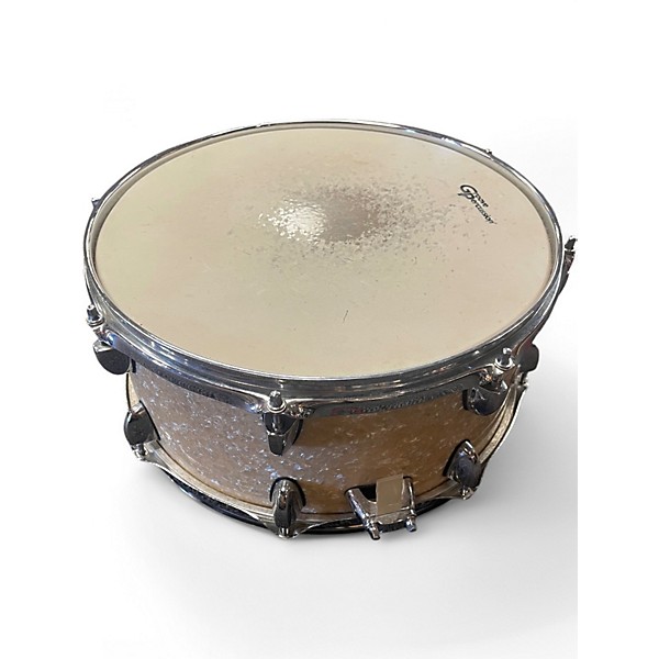 Groove Percussion Used Groove Percussion 6X14 SNARE Antique Ivory Drum.gc
