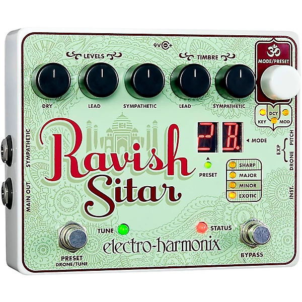 The Ravish Sitar Synthesizer Guitar Effects Pedal