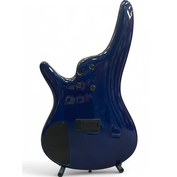 Used 2022 Ibanez SR405 5 String BLUE GREEN BURST Electric Bass Guitar