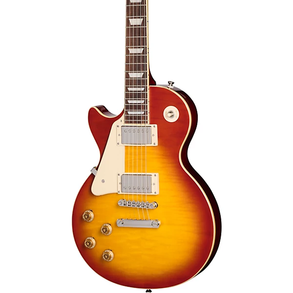 Les Paul Standard 50s Figured Left Handed Electric Guitar Washed Cherry Sunburst