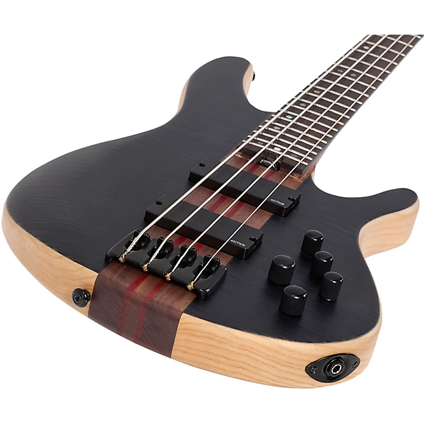 Charles Berthoud CB 4 Electric Bass See Thru Black Satin
