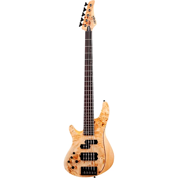 Reaper 5 Left Handed Electric Bass Natural Satin
