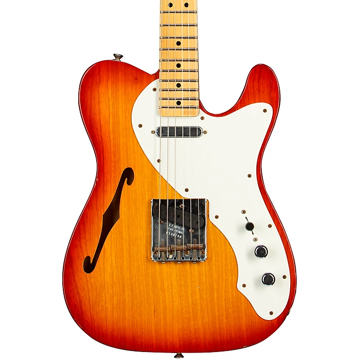 Limited Edition 50s Telecaster Thinline Journeyman Relic Electric Guitar Aged Cherry Sunburst
