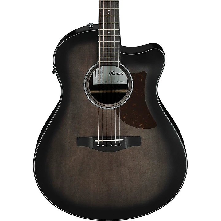 Ibanez AAM70CE Advanced Auditorium Acoustic Electric Guitar Level 1 Transparent Charcoal Burst M06709004001000.gc