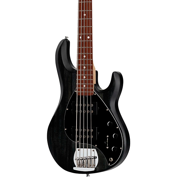 StingRay Ray5HH Limited Edition 5 String Bass Guitar Trans Black Satin