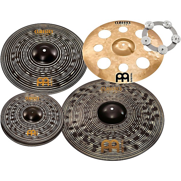 Classics Custom Dark Set Cymbal Pack With Free Trash Crash and Ching Ring