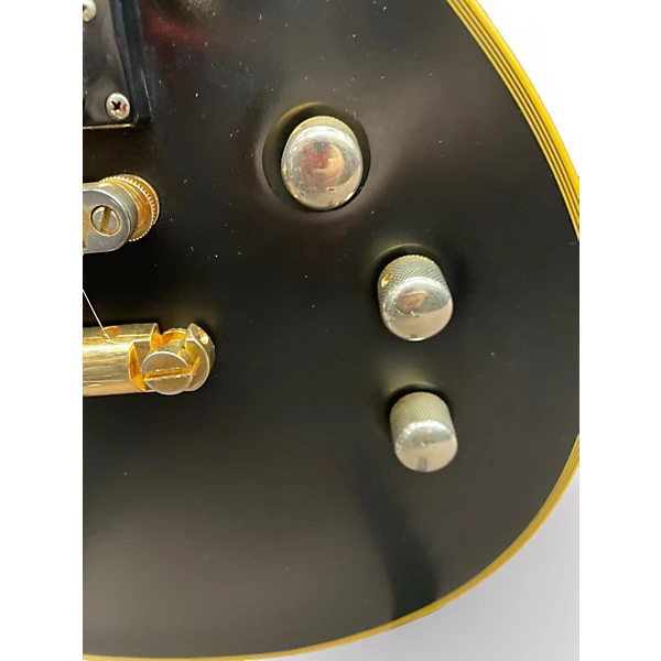 Used ESP EC1000 Deluxe Black and Yellow Solid Body Electric Guitar