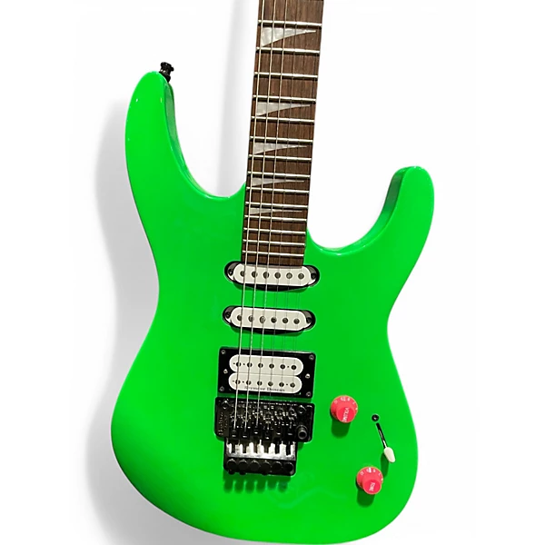 Used Jackson DINKY DK3XR GREEN Solid Body Electric Guitar