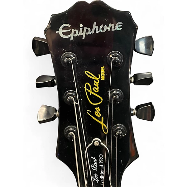 Used Epiphone Les Paul Traditional Pro Red Solid Body Electric Guitar