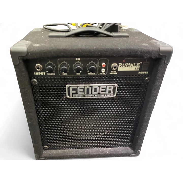 Used Fender Rumble 15 15W 1X8 Bass Combo Amp