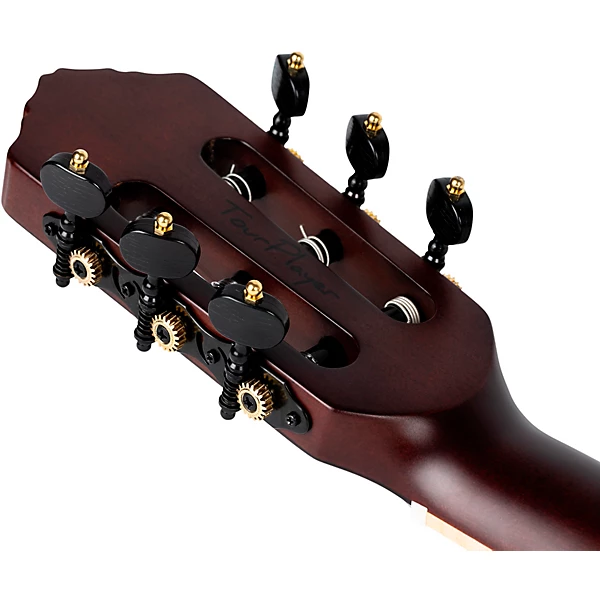 Ortega RTPDLX Acacia Nylon String Acoustic Electric Guitar Tobacco Burst