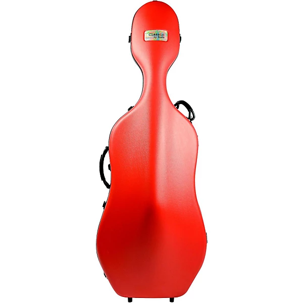 1001SW Classic Cello Case with Wheels Peony Red