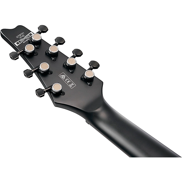 Iceman Iron Label 7str Electric Guitar Black Flat