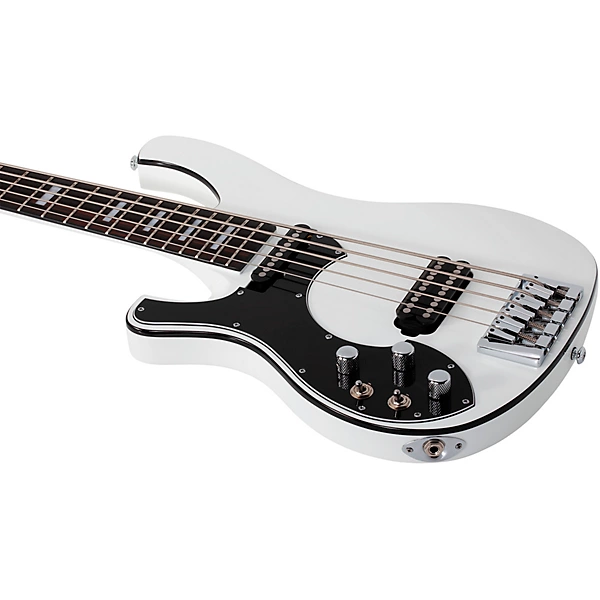 Schecter Guitar Research Stargazer 5 LH Electric Bass Gloss White
