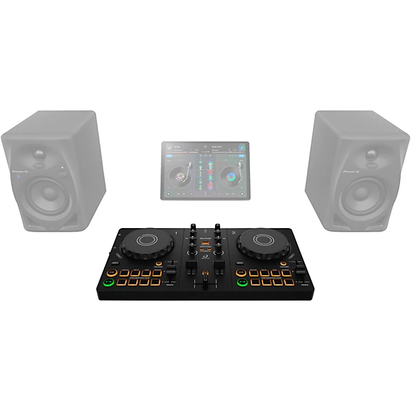 DDJ FLX2 Entry Level DJ Controller for rekordbox and Serato Black