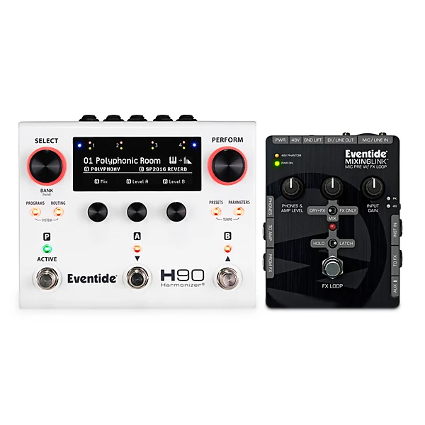 H90 Harmonizer Guitar Multi Effects Pedal and MixingLink Guitar Effects Pedals Mic Pre with FX Loop