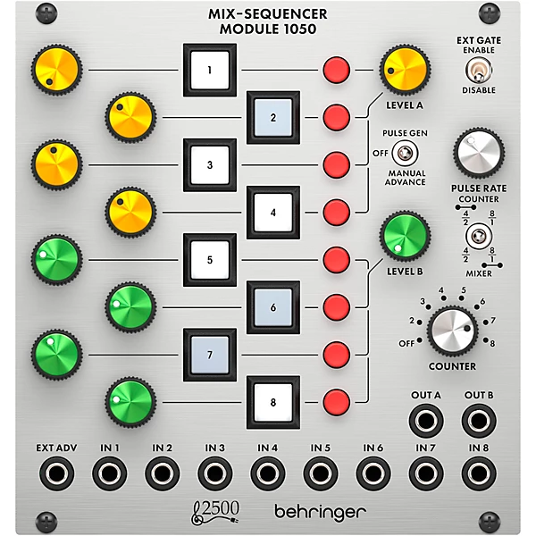 1050 Mix Sequencer Eurorack Module