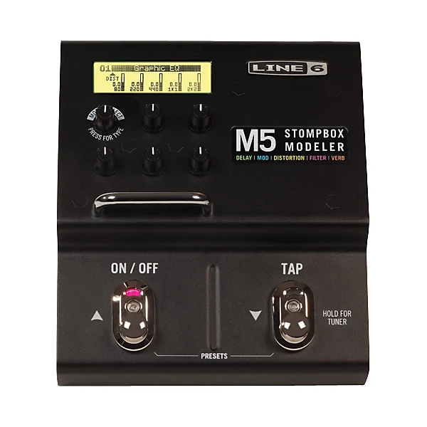 M5 Stompbox Modeler Guitar Multi Effects Pedal