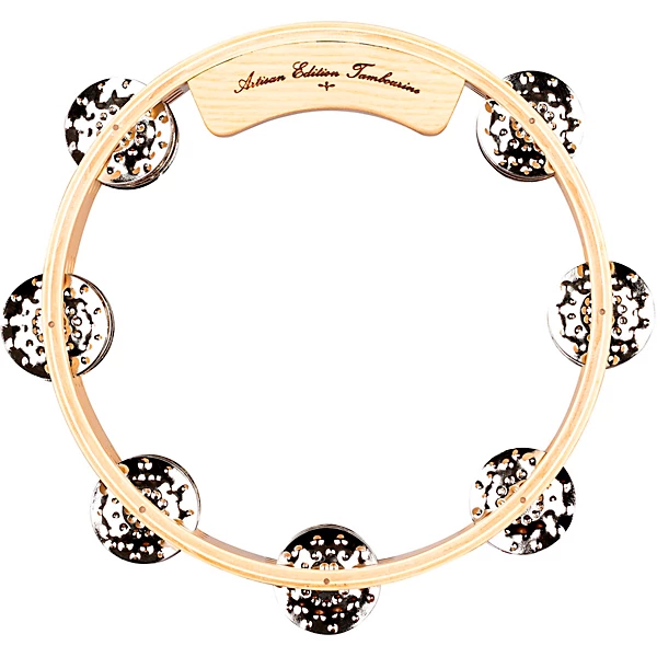 MEINL Artisan Edition Compact Tambourine with Steel Jingles 3 Row 8 in.