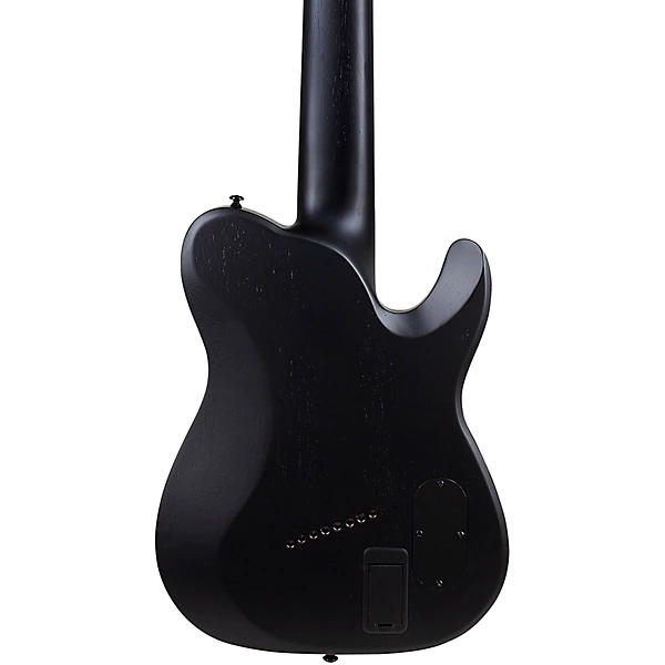 Schecter Guitar Research PT 8 MS Black Ops Left Handed Electric Guitar Satin Black Open Pore