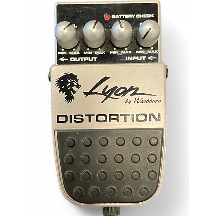 Used Washburn Lyon Distortion Effect Pedal