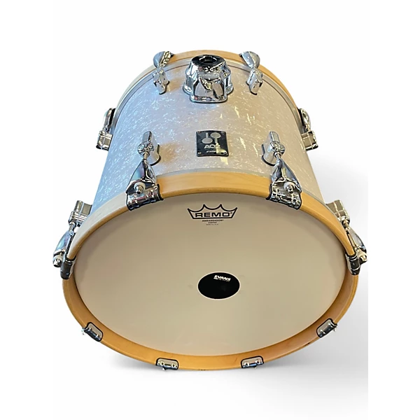 Used Sonor 5 Piece aq2 Alpine White Drum Kit.gc