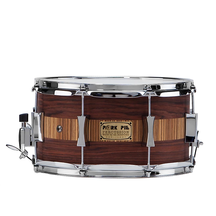Rosewood Zebra Maple Snare Drum 65x14