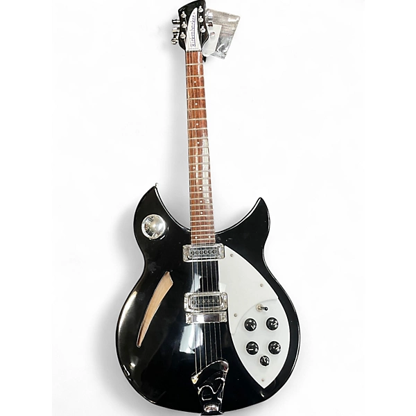 Rickenbacker Used Rickenbacker 330 Black Hollow Body Electric Guitar