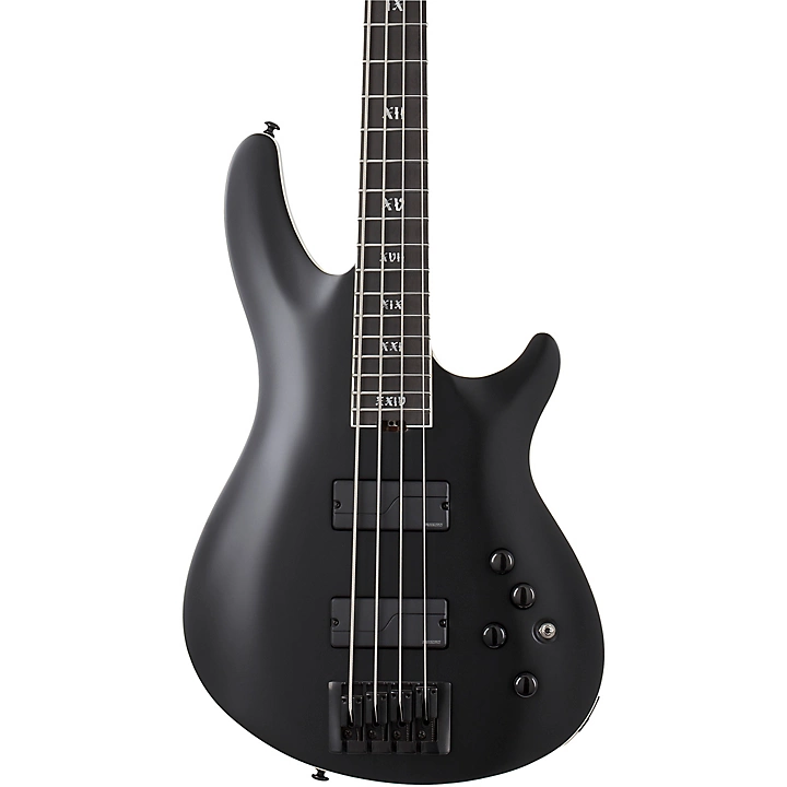 SLS Elite 4 Evil Twin Electric Bass Satin Black